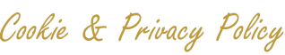 Cookie & Privacy Policy